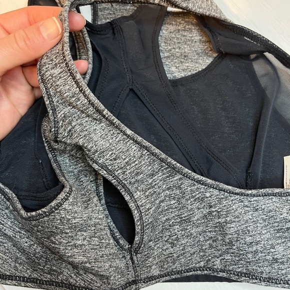 Free People Movement High Neck Mesh Layered Sports Bra Sz S - Picture 5 of 7